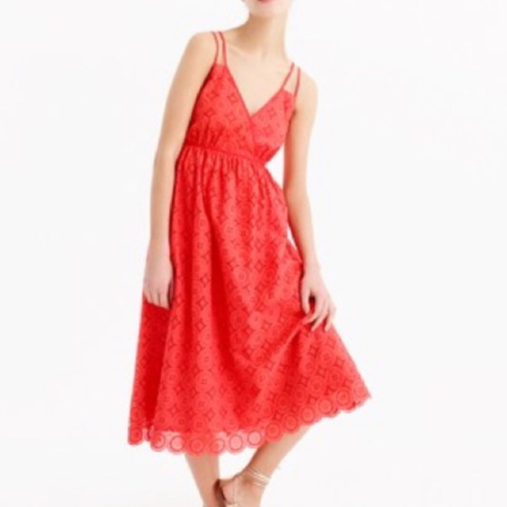 I Crew eyelet dress